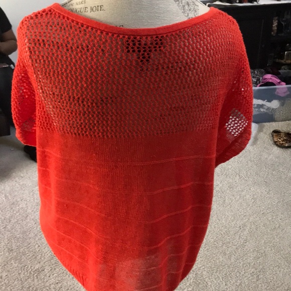 Tangerine Sweater Knit Top - Picture 4 of 6